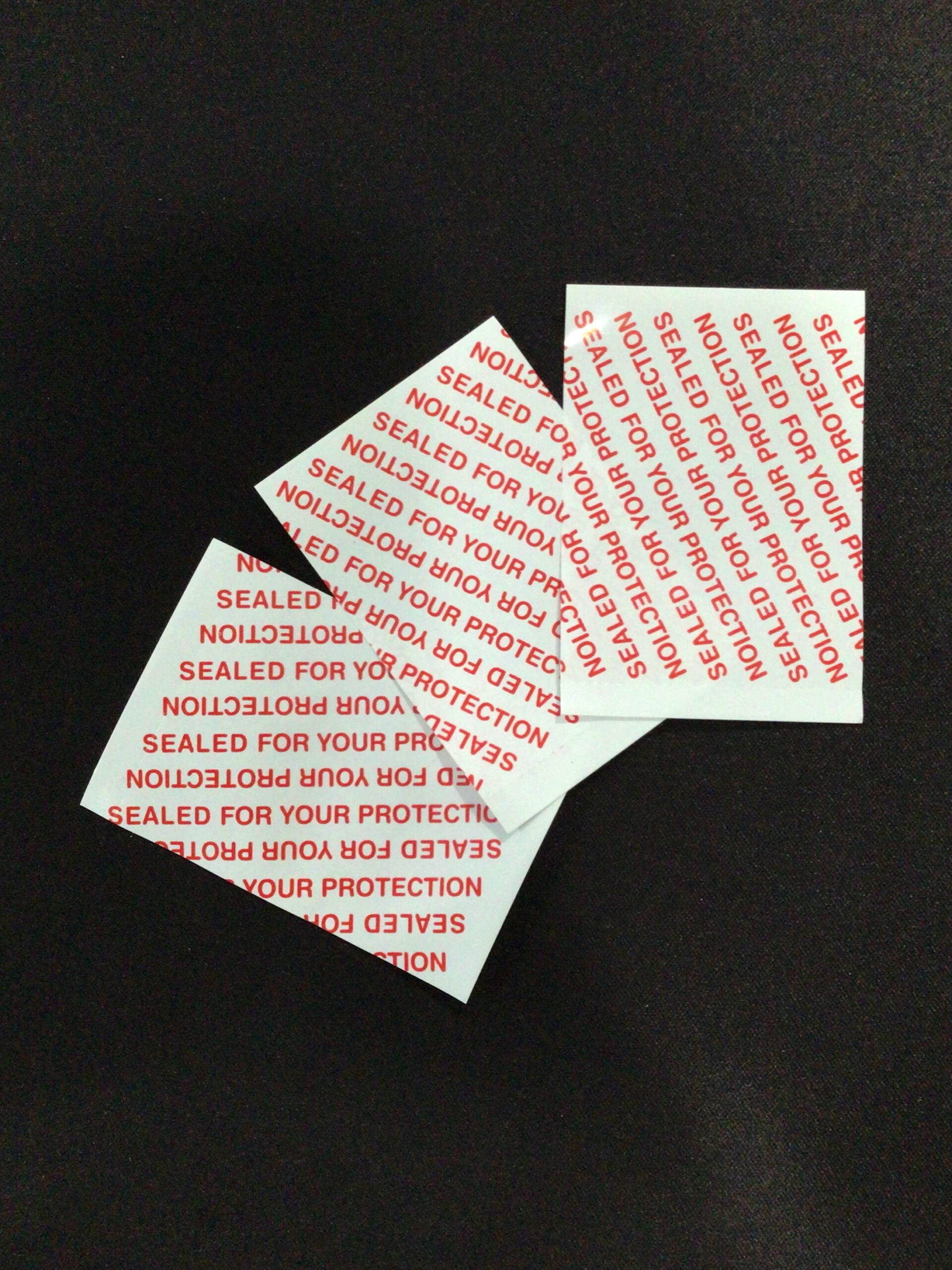 Sealed For Your Protection Shrink Bands