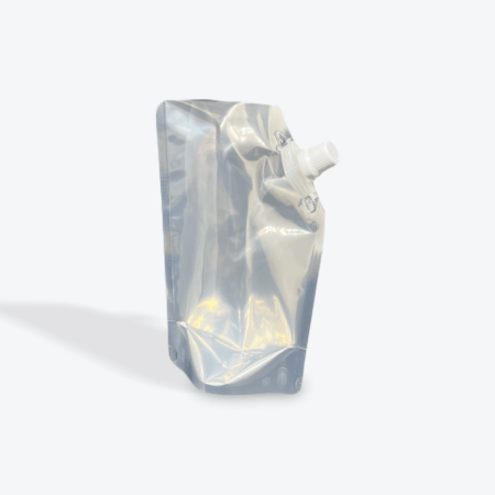 13-16oz Stand-Up Pouches for Liquids w/ Screw Cap - 500 pack - 5.25" x 8" x (1.5"+1.5")