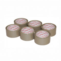TAN Packing Tape 2" X 55yds (36 rolls/case)