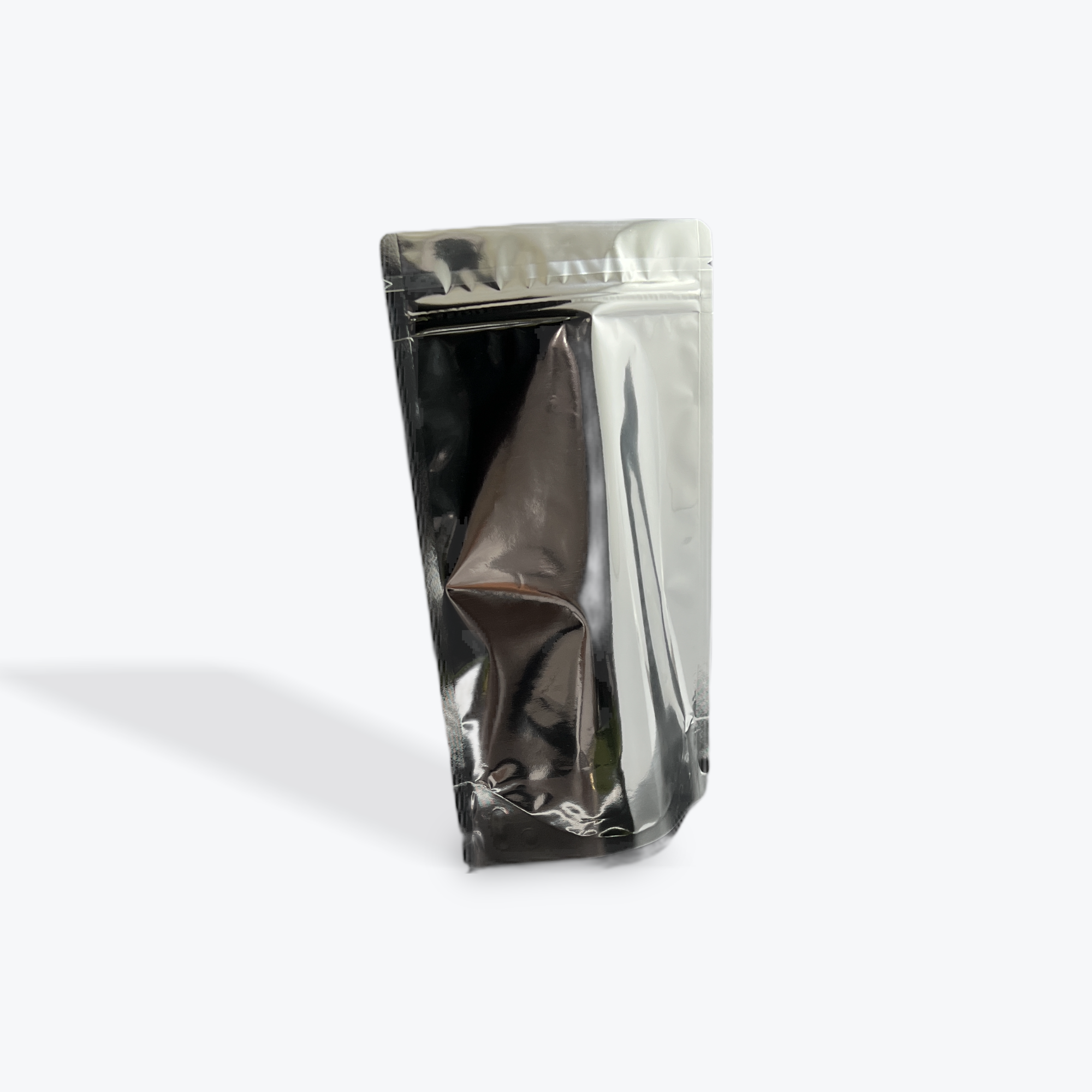 18 oz Silver Stand Up Pouches - Silver/Silver - 1000 Pack - 6" x 10" x (1.5" + 1.5")