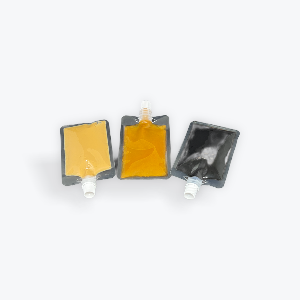 Sauce Pouch Packaging w/ Screw Cap - 1oz-3oz 500 / box