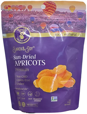 Aznut Snack & Joy printed stand-up pouch